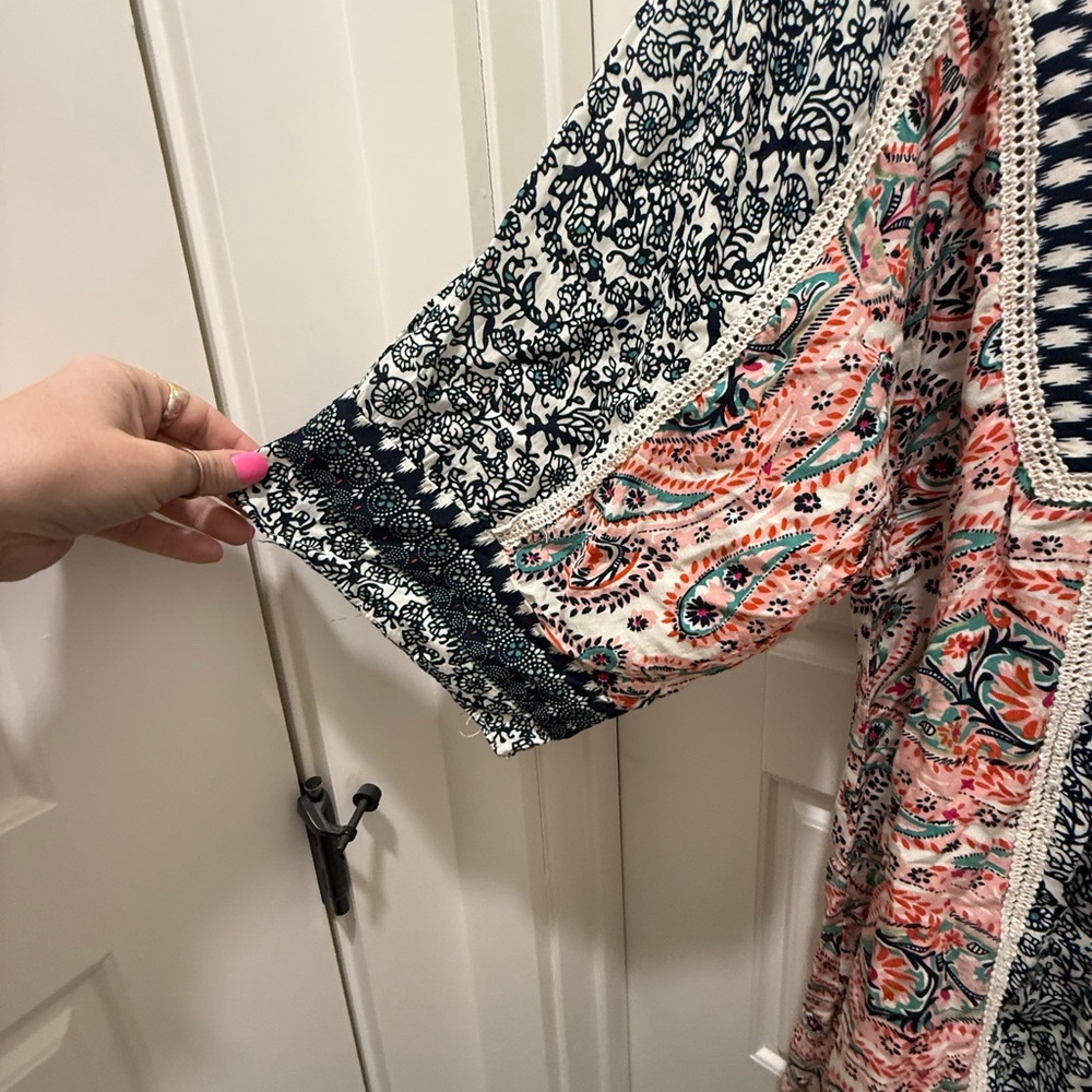 Sundance Everyday Dream Paisley Printed Boho Dress - Size Large. - Picture 5 of 7